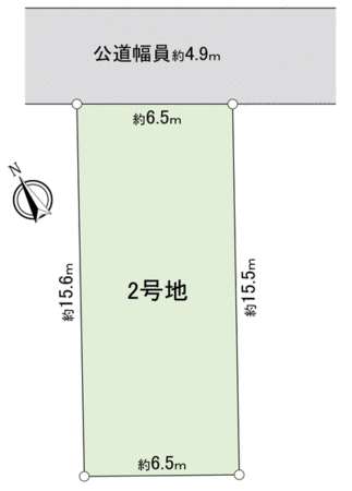 安城市東別所町戌新畑 2号地 地形図 安城市東別所町戌新畑 2号地 地形図