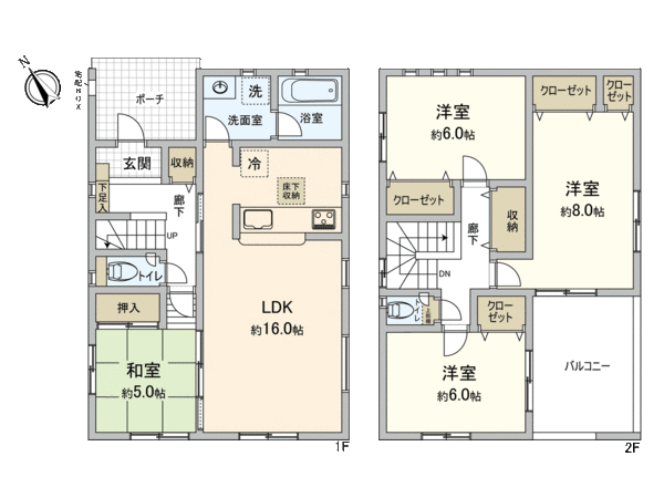 安城市和泉町中本郷 新築戸建 2号棟 間取り 安城市和泉町中本郷 新築戸建 2号棟 間取り