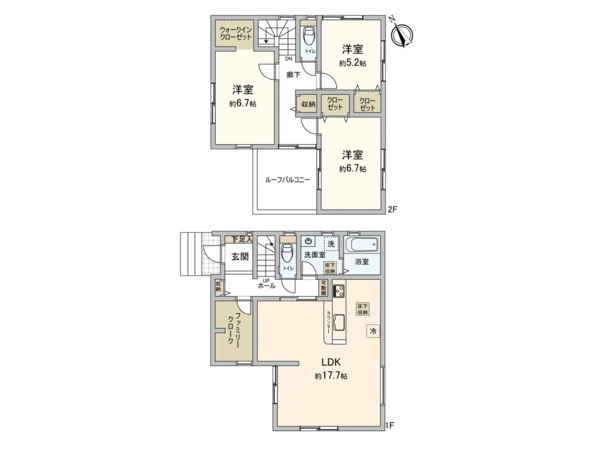 知立市南陽1丁目 1号棟 間取り 知立市南陽1丁目 1号棟 間取り
