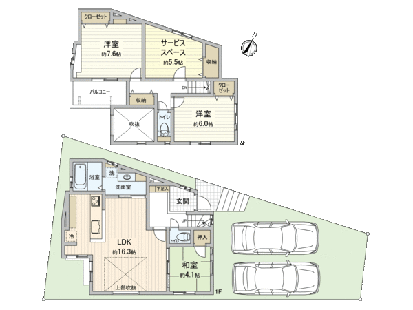 知立市昭和5丁目 新築戸建 A号棟 間取り 知立市昭和5丁目 新築戸建 A号棟 間取り