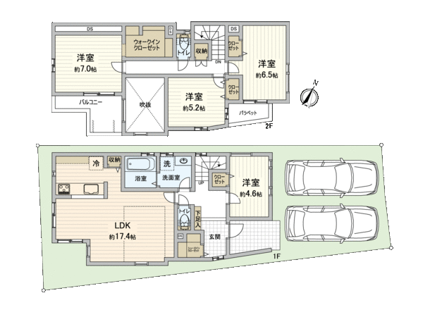 知立市昭和5丁目 新築戸建 C号棟 間取り 知立市昭和5丁目 新築戸建 C号棟 間取り